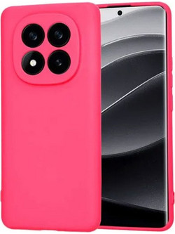 Soft Matt Silicone Case για Xiaomi - Redmi Note 14 Pro Plus 5G - Φούξια