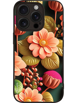 Sonique Θήκη 3D Flower Series για Apple Iphone 16 Pro Σομόν
