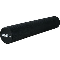 AMILA Foam Roller PRO Φ15x90cm Μαύρο