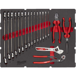 Milwaukee 4932493339 - SET ΓΕΡΜ/ΚΩΝ ΚΛΕΙΔΙΩΝ & ΠΕΝΟΕΙΔΗ 19 ΤΜΧ MW