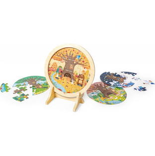 Hape Παιδικό Puzzle 4 Seasons Layer Puzzle E1653