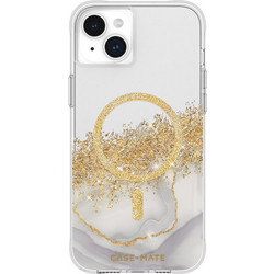 Case-Mate Karat MagSafe - Gold Decorated iPhone 15 Plus Case (Marble) - (CM051574)