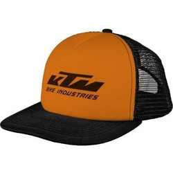 ΚΤΜ ΚΑΠΕΛΟ FLAT CAP Μαύρο Πορτοκαλί