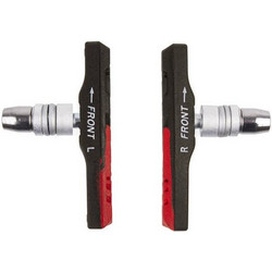 M-WAVE ΠΑΠΟΥΤΣΑΚΙΑ ΦΡΕΝΟΥ MTB 2 ΣΗΜΕΙΩΝ 70MM 361021 Μαύρο Κόκκινο