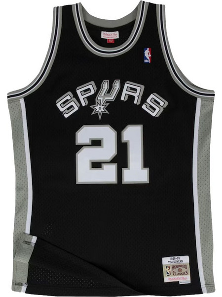 Mitchell & Ness Tim Duncan San Antonio Spurs Φανέλα Μπάσκετ NBA SMJYGS18208-SASBLCK98TDU