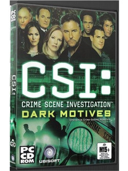 CSI Dark Motives Used PC
