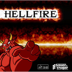 Hellfire, Χρώμα Λαστιχου: Κόκκινο, Πάχος σπόγγου: 1.0mm