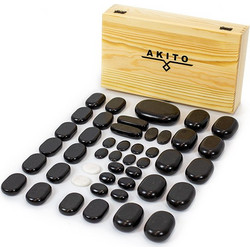 Πέτρες Θεραπείας 45τμχ (Basalt Massage Stone set)