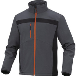ΣΑΚΑΚΙ SOFTSHELL Σκούρο γκρι με πορτοκαλί στοιχεία - LULEA2 - DARK GREY-ORANGE 799