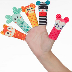 Παιχνίδι Finger Puppets Υφασμάτινα - 5 τμχ