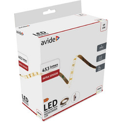 Avide LED Ταινία Blister με Αισθητήρα Υπερύθρων 12V 1m 5W 3000K