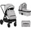 KikkaBoo Tiffany Καρότσι Μωρού 2 σε 1 Light Grey
