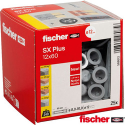 Fischer 568012 Βύσμα ναυλον SX Plus 12x60 25τεμ