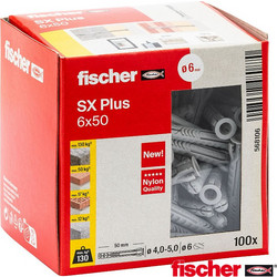 Fischer 568106 Βύσμα ναυλον SX Plus 6x50 100τεμ