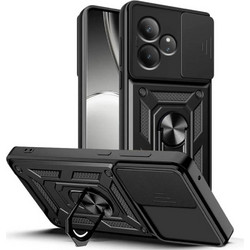 Bodycell Armor Slide Cover Case Black (Realme GT 6 / GT 6T)