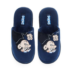 Parex Ανδρικές Παντόφλες Σπιτιού Smurf, Χρώμα Μπλε