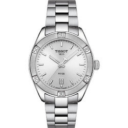Tissot PR100 Γυναικείο Ρολόι με Ασημί Μεταλλικό Μπρασελέ T101.910.11.031.00