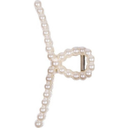 CHANDELIER ΚΛΑΜΕΡ ΜΑΛΛΙΩΝ ΕΚΡΟΥ ΜΕ ΠΕΡΛΕΣ 13cm