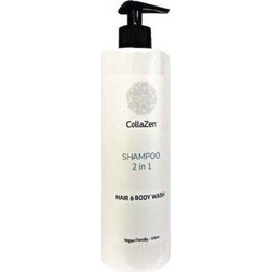 Collazen 2in1 Hair Σαμπουάν & Αφρόλουτρο 500ml