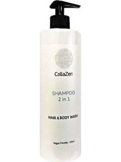 Collazen 2in1 Hair Σαμπουάν & Αφρόλουτρο 500ml