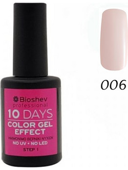 Bioshev 10 Days Color Gel Effect 003 Gloss Βερνίκι Νυχιών Μακράς Διαρκείας 11ml