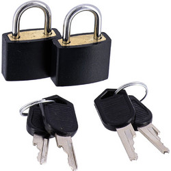 Λουκέτα (Σετ 2τμχ) T-D Key Black 20301103