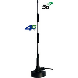 Κεραία 4G/5G (698-6000MHz) - με μαγνητική βάση - 3m καλώδιο και SMA(M) connector
