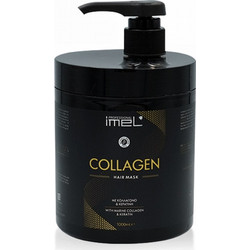 Imel Collagen Μάσκα Μαλλιών για Επανόρθωση Φριζάρισμα για Ξηρά & Ταλαιπωρημένα Μαλλιά 1lt