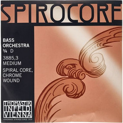Thomastik-Infeld Spirocore 3885.3 Χορδή Κοντραμπάσου D Chrome Medium Tension 3/4