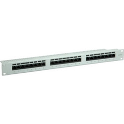 PATCHPANEL 24 PORT CAT6 UTP grey (vertical patch)