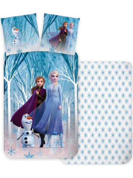 Disney Frozen Snowflakes bedding set 140x200cm, 70x90 cm