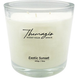 Αρωματικό Κερί Σόγιας Exotic Sunset 700gr Themagio 77235