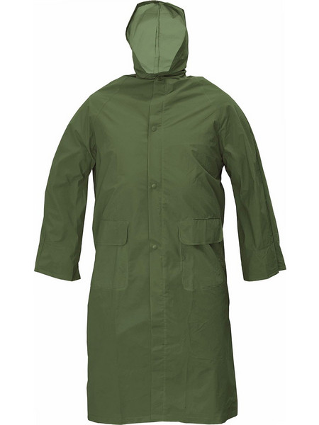 Αδιάβροχη καμπαρντίνα PVC-POLYESTER - BOTTLE GREEN