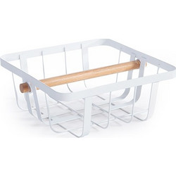 ΠΕΤΣΕΤΟΘΗΚΗ ΜΕΤΑΛΛΙΚΗ SEZEN 20X20X8 WHITE NEF NEF HOMEWARE