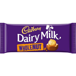 Σοκολάτα Γάλακτος Cadbury Dairy Milk Wholenut