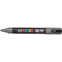 Μαρκαδόρος Uni Posca PC-5M Ανεξίτηλος 2.5mm Σκούρο Γκρι