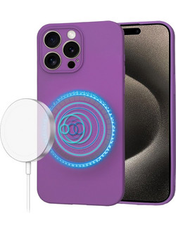 Techsuit SoftFlex MagSafe Θήκη Purple (iPhone 15 Pro Max)