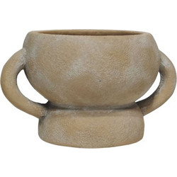 MarHome Κασπώ Τσιμεντένιο με Βάση Καφέ 14x8.6cm 2τμχ 2/24ΚΙΒ