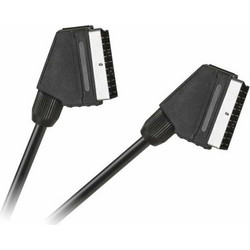 Cable Scart male - Scart male 1.2m Μαύρο DM-2705-1.2