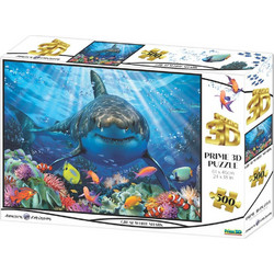 Puzzle Prime 3D Great White Shark 500 Κομμάτια