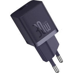 Baseus Mini Φορτιστής Χωρίς Καλώδιο με Θύρα USB-C 30W Power Delivery Purple
