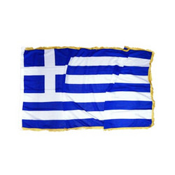 ΣΗΜΑΙΑ ΕΛΛΗΝΙΚΗ ΜΕ ΚΡΟΣΙΑ 120Χ100