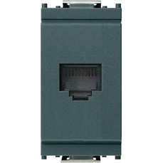 IDEA ΠΡΙΖΑ ΤΗΛΕΦΩΝΟΥ RJ11 6/4 ΓΚΡΙ VIMAR
