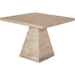 Artekko Taric Τραπεζαρία Τσιμεντένια Μπεζ (101.6x101.6x74.9)cm