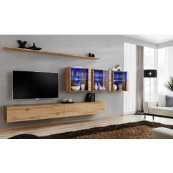 Swap XVII Σύνθεση Καφέ δρυς 330x150x40