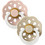 BIBS Boheme Glow Πιπίλες Καουτσούκ Νυκτός 6m+ Blush Vanilla 2τμχ
