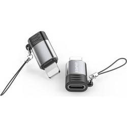 Awei A11 Μετατροπέας USB LIGHTNING Male ΣΕ USB-C Female - Χρώμα: Γκρι