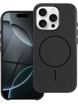 Θήκη Glossy Magsafe για Apple iPhone 16 Pro Μax Back Cover Black