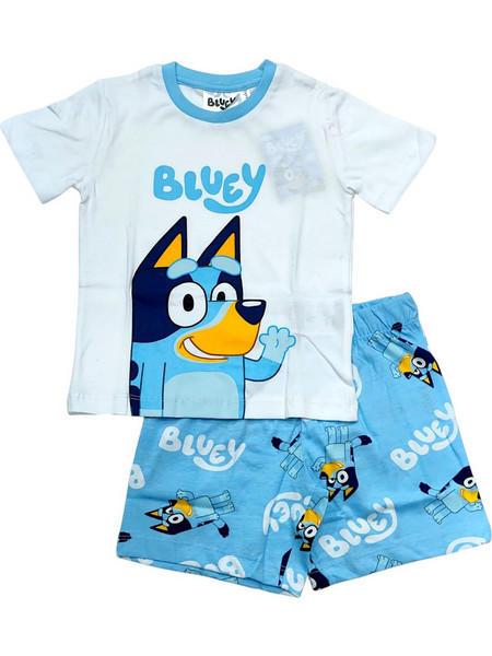 ΠΙΤΖΑΜΑ ΑΓΟΡΙ DISNEY BLUEY 002791 ΑΣΠΡΟ (2-6 ΕΤΩΝ)