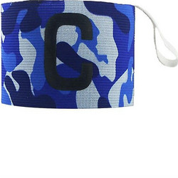 Captain Arm Band (Περιβραχιόνιο Αρχηγού) παραλλαγής LIGASPORT - ΜΠΛΕ - ONE SIZE - LIGA SPORT